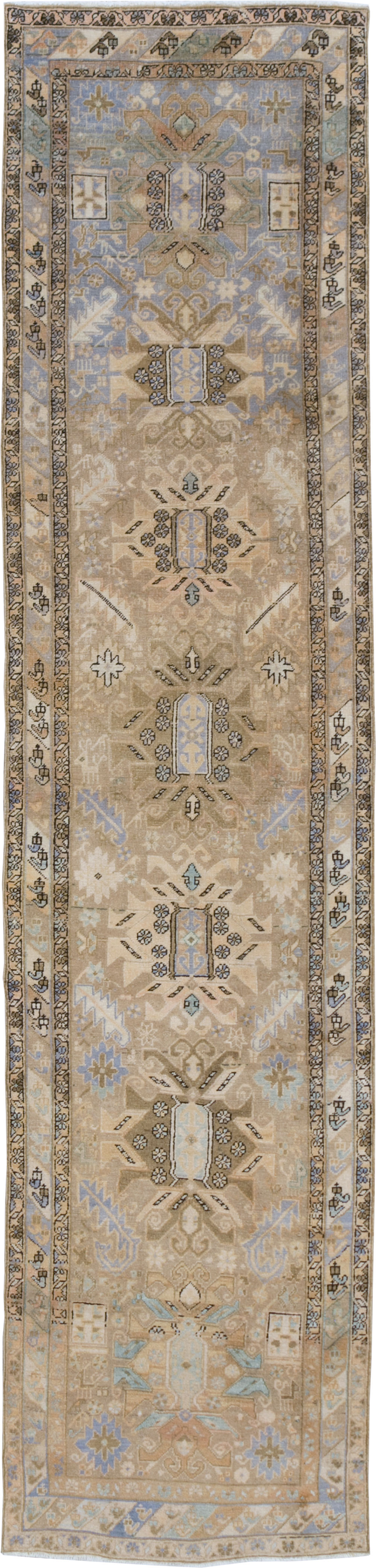 Vintage Persian Heriz Runner (Pair: 2 of 2), No.28294 - Galerie Shabab