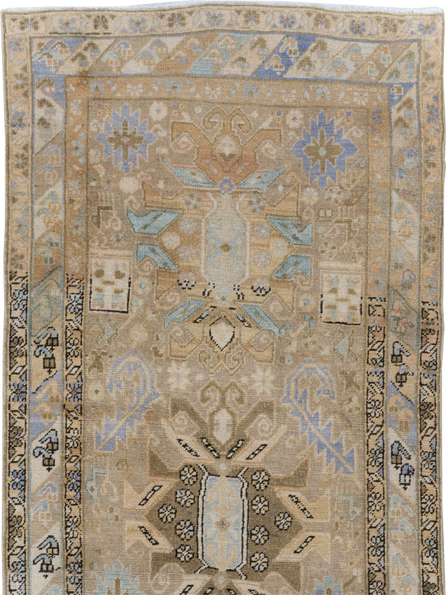 Vintage Persian Heriz Runner (Pair: 2 of 2), No.28294 - Galerie Shabab
