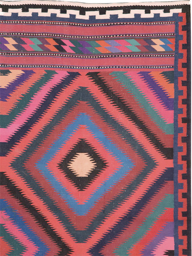 Vintage Persian Flatweave, No.28298 - Galerie Shabab