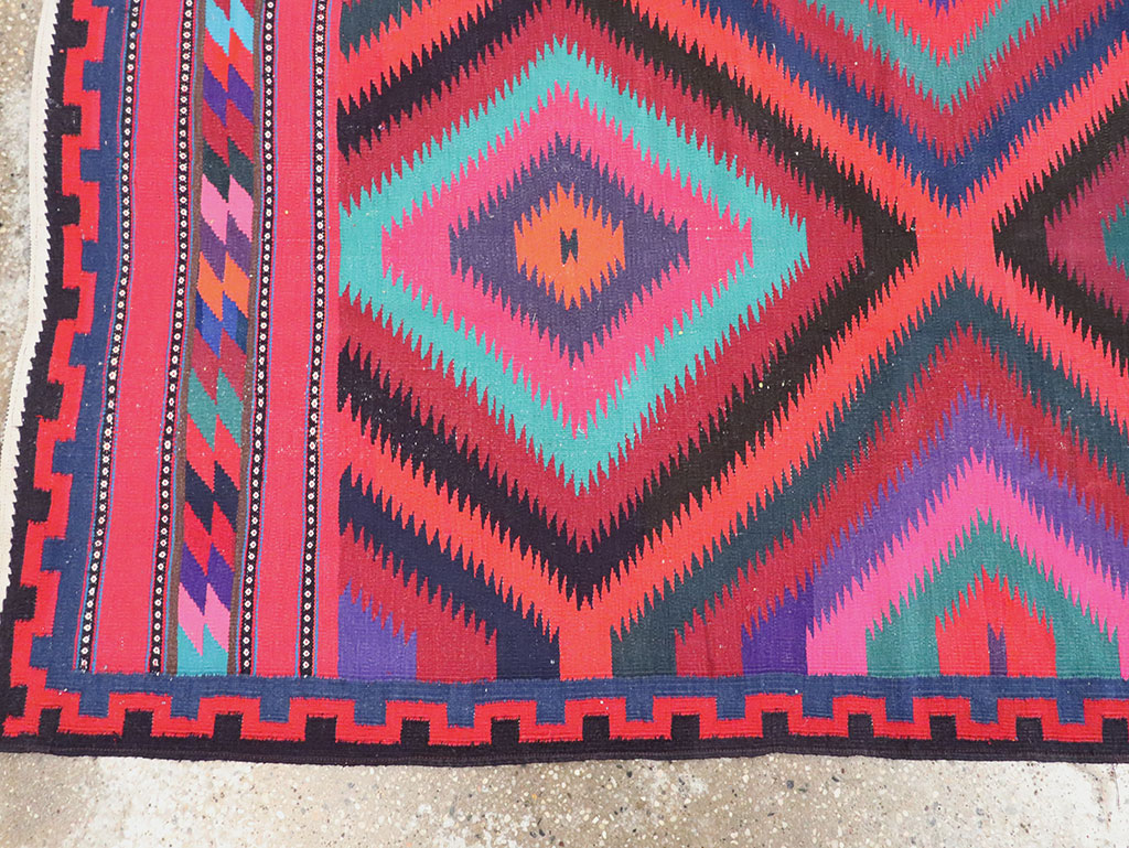 Vintage Persian Flatweave, No.28298 - Galerie Shabab