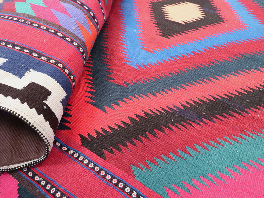 Vintage Persian Flatweave, No.28298 - Galerie Shabab