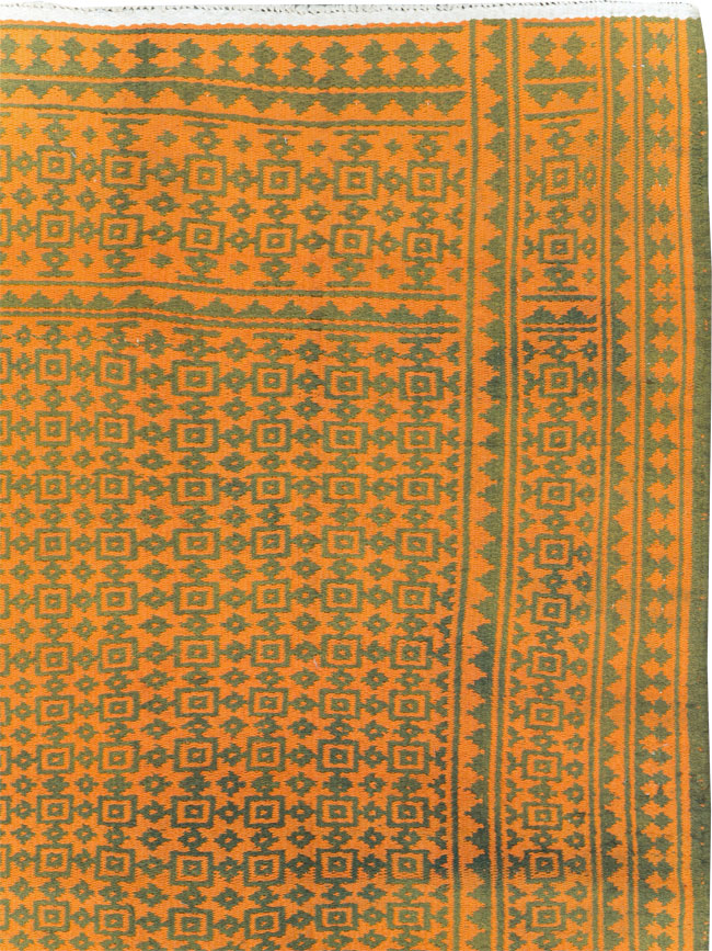 Vintage Persian Cotton Flatweave, No.28300 - Galerie Shabab