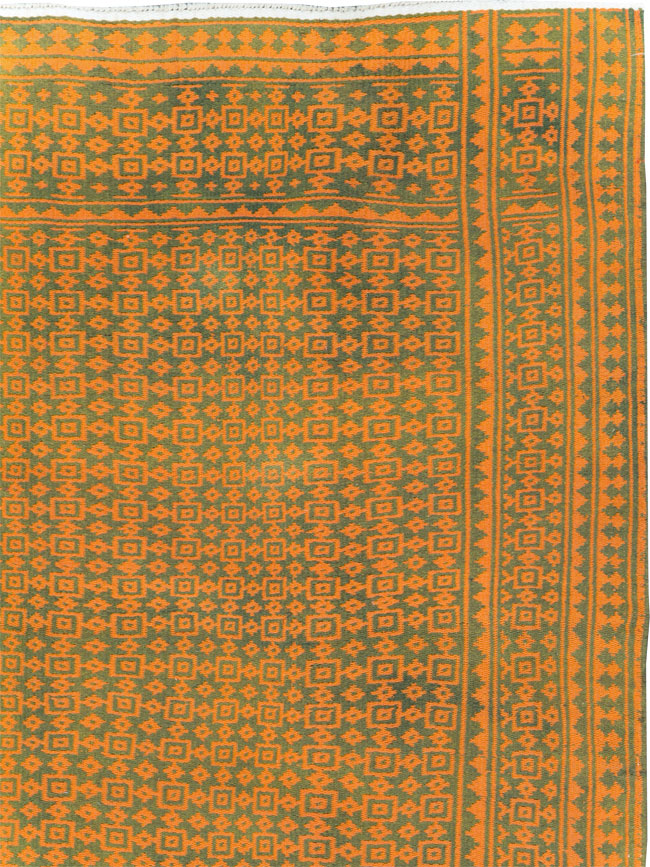 Vintage Persian Cotton Flatweave, No.28300 - Galerie Shabab