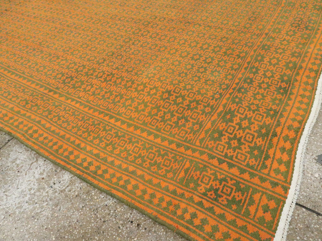 Vintage Persian Cotton Flatweave, No.28300 - Galerie Shabab