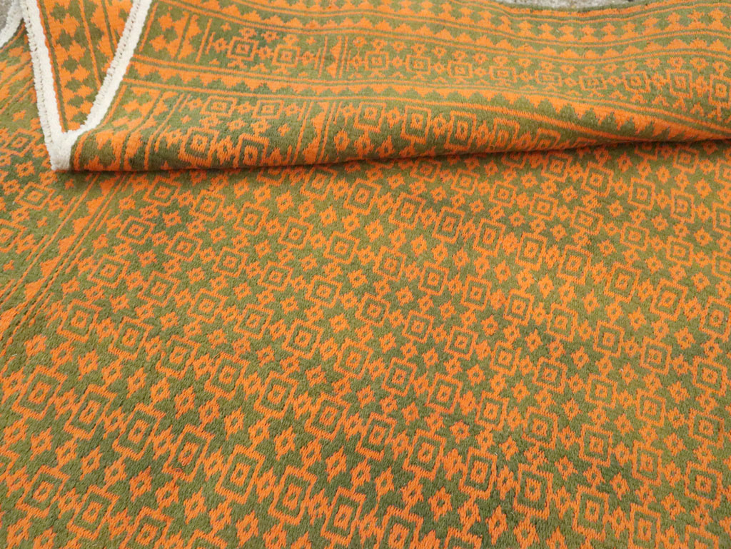 Vintage Persian Cotton Flatweave, No.28300 - Galerie Shabab