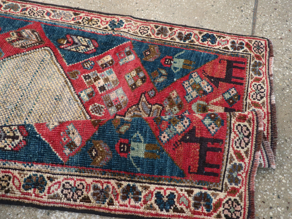 Vintage Persian Mahal Runner, No.28301 - Galerie Shabab