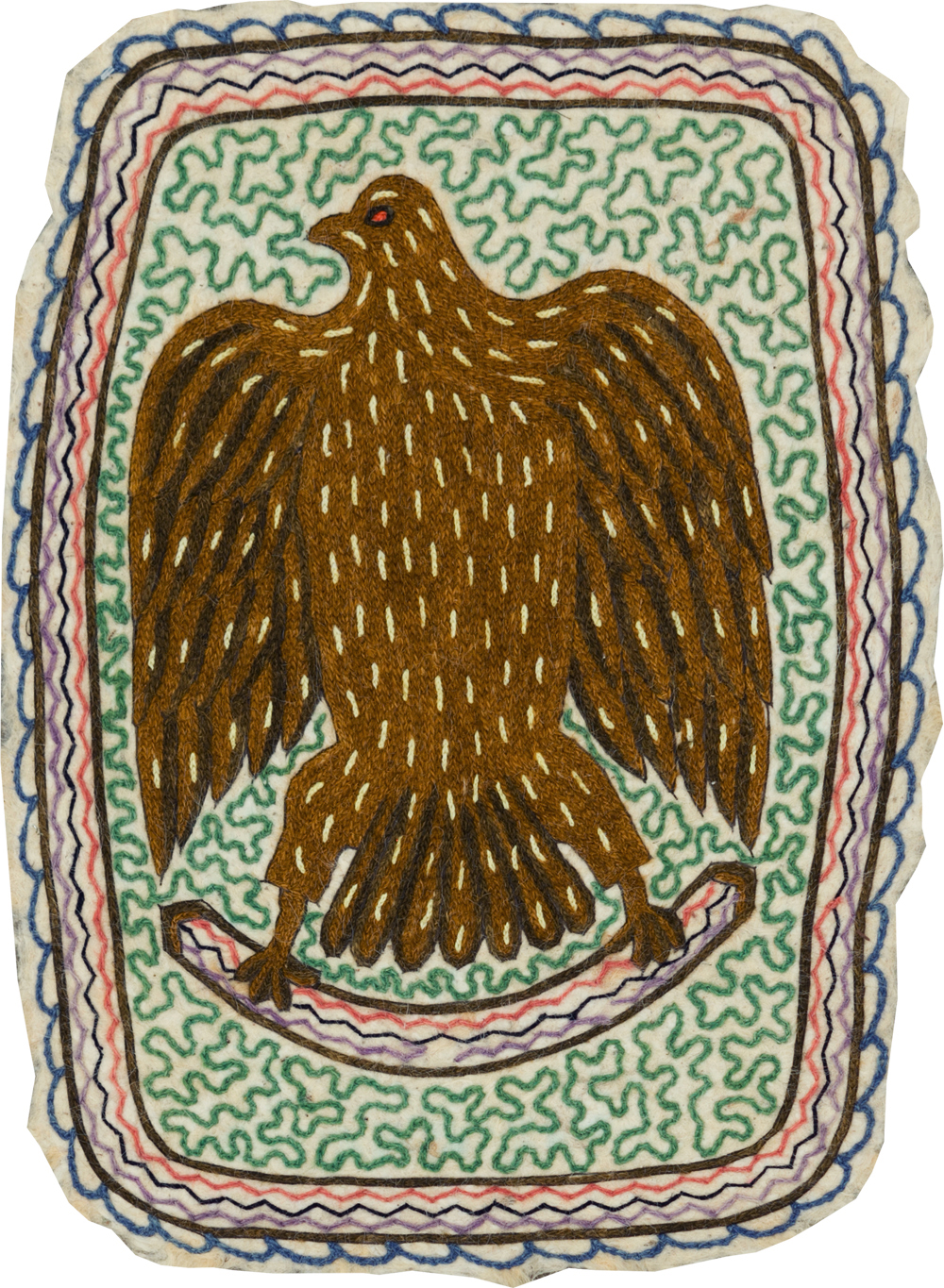 Vintage Pictorial Hamadan Rug, No.28305 - Galerie Shabab