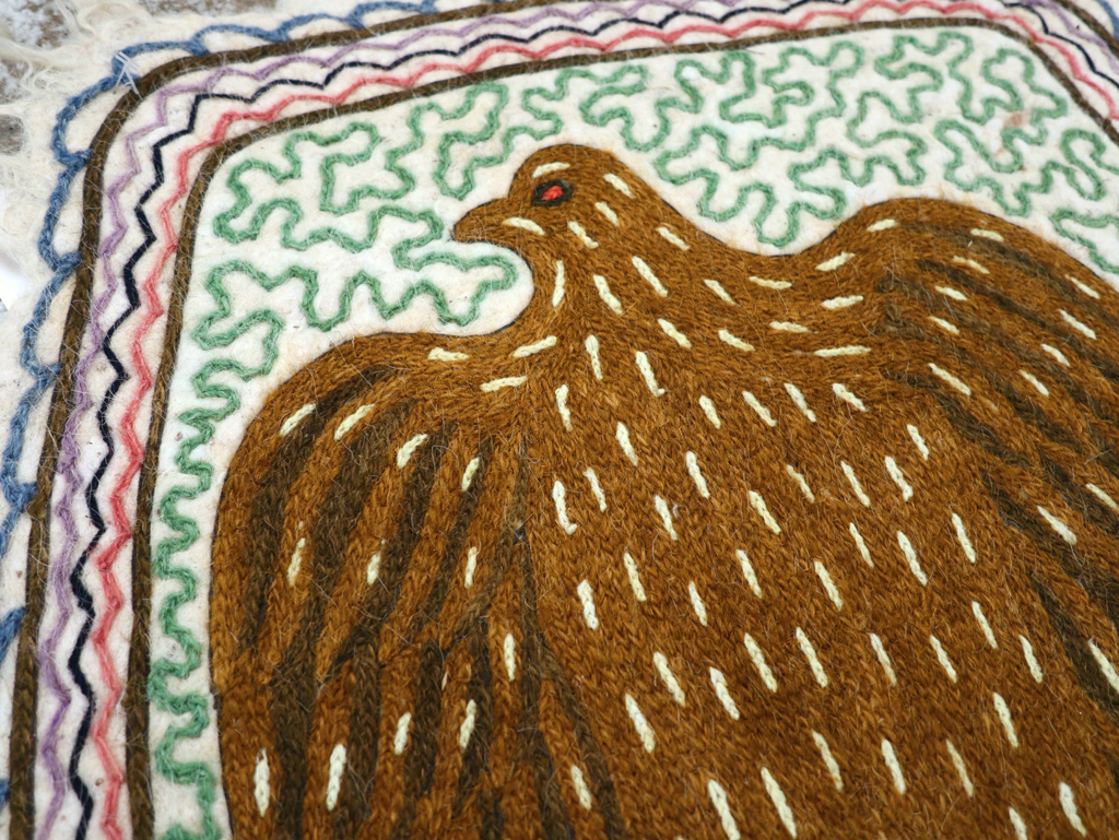 Vintage Pictorial Hamadan Rug, No.28305 - Galerie Shabab