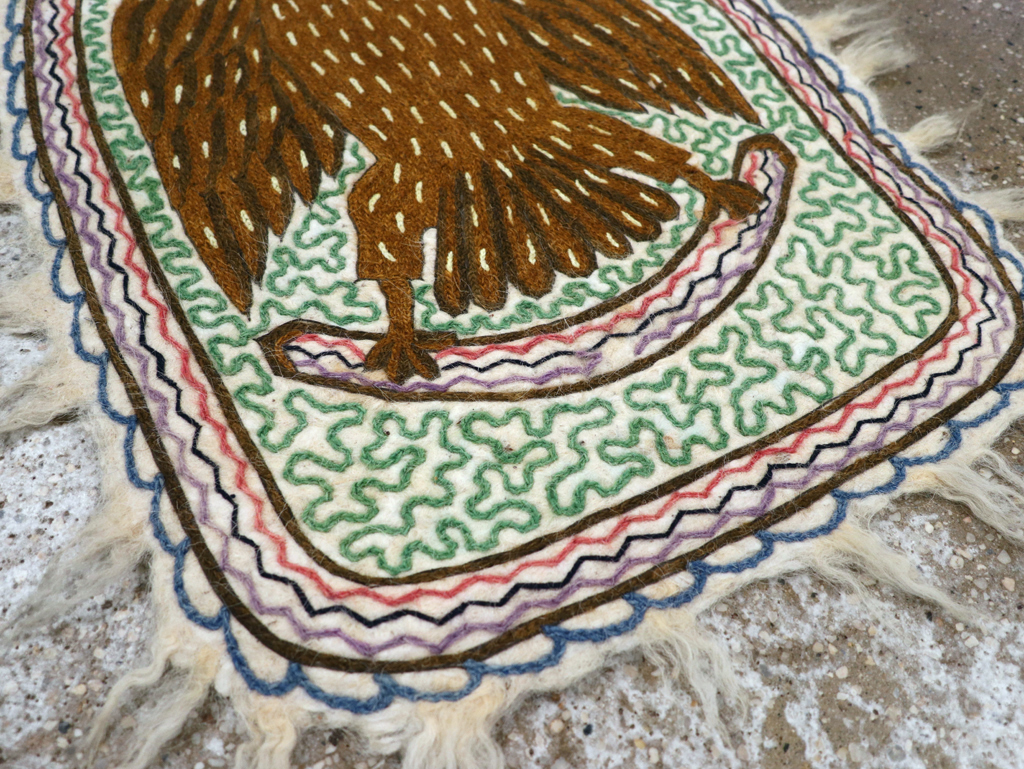 Vintage Pictorial Hamadan Rug, No.28305 - Galerie Shabab