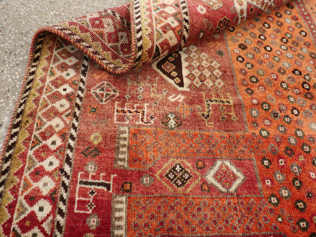 Vintage Persian Pictorial Gabbeh Rug, No.28311 - Galerie Shabab