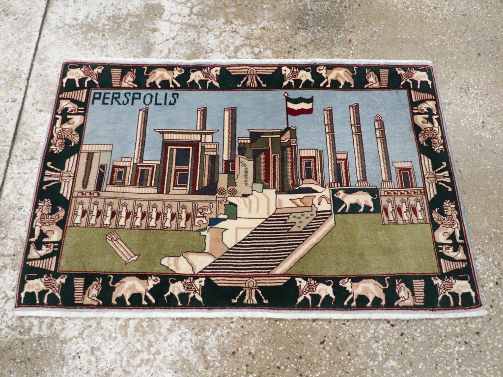 Vintage Persian Tabriz Rug, No.28315 - Galerie Shabab