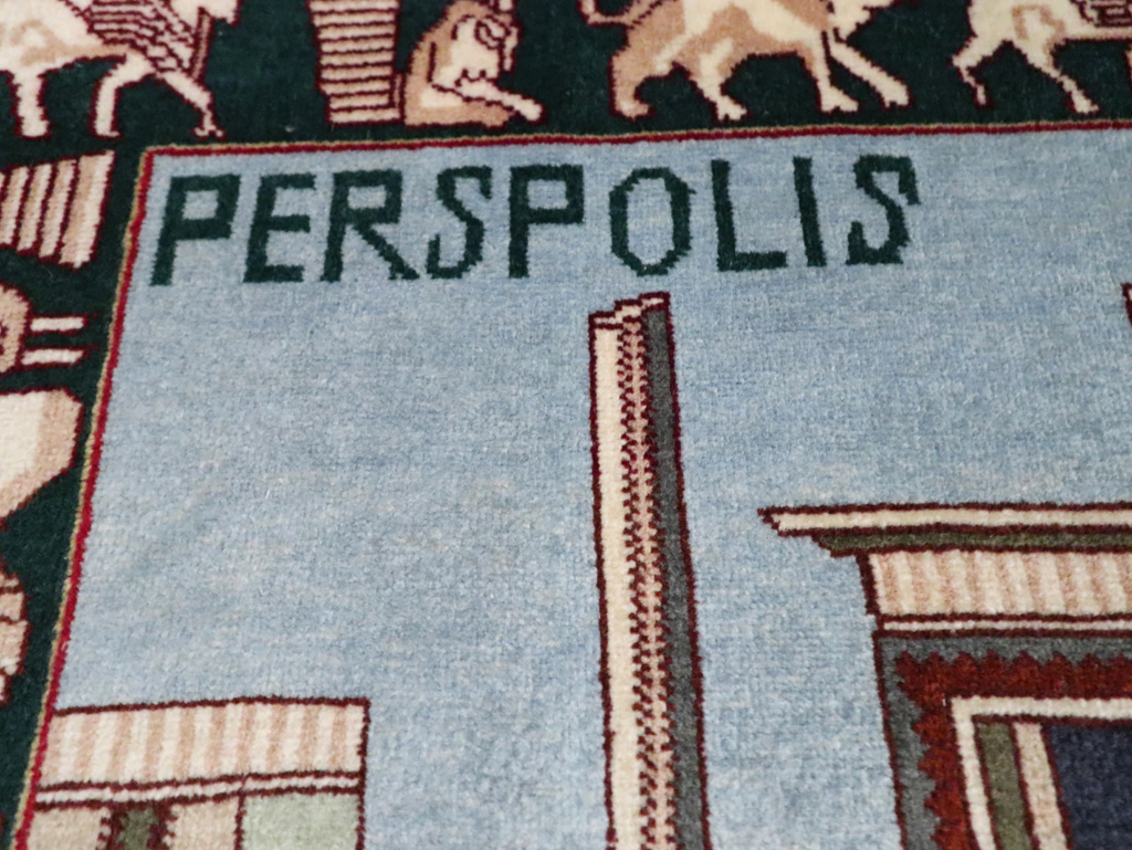 Vintage Persian Tabriz Rug, No.28315 - Galerie Shabab
