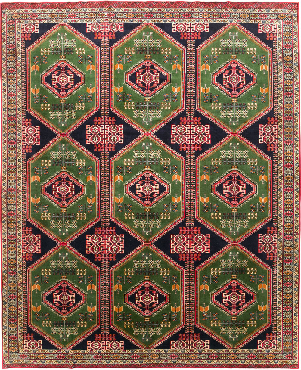 Vintage Turkoman Carpet, No.28323 - Galerie Shabab