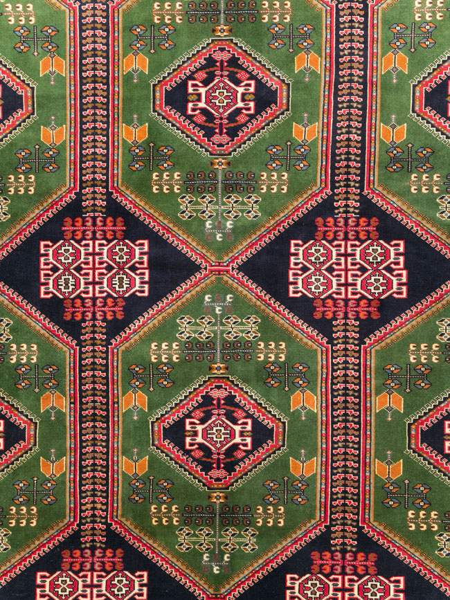 Vintage Turkoman Carpet, No.28323 - Galerie Shabab