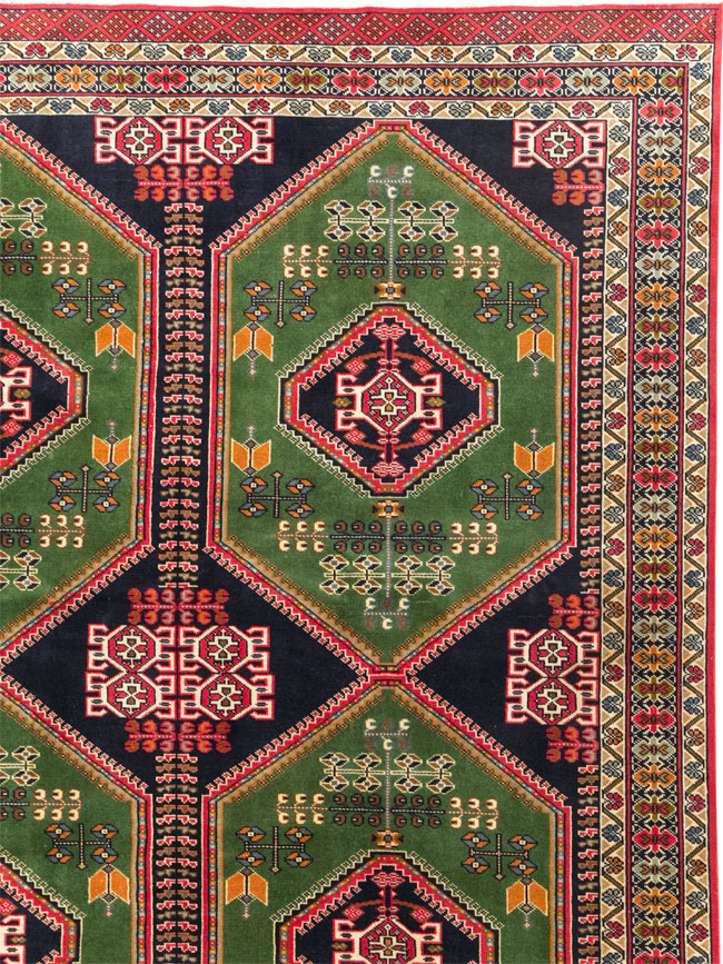 Vintage Turkoman Carpet, No.28323 - Galerie Shabab