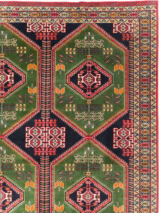 Vintage Turkoman Carpet, No.28323 - Galerie Shabab