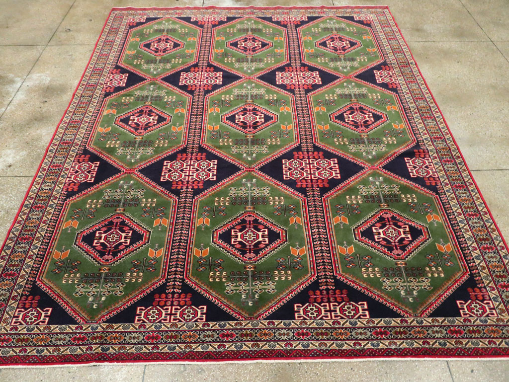 Vintage Turkoman Carpet, No.28323 - Galerie Shabab