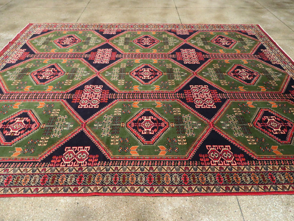 Vintage Turkoman Carpet, No.28323 - Galerie Shabab