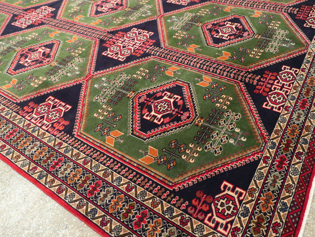 Vintage Turkoman Carpet, No.28323 - Galerie Shabab