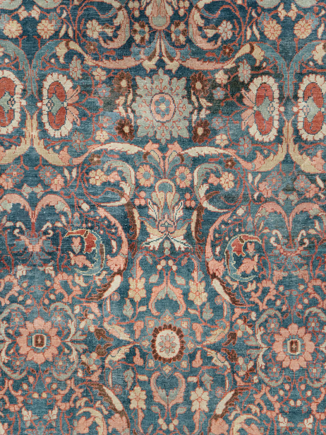 Antique Persian Mahal Carpet, No.28325 - Galerie Shabab