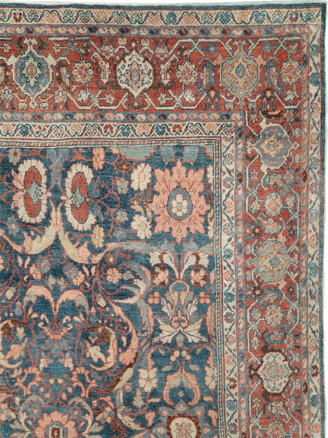 Antique Persian Mahal Carpet, No.28325 - Galerie Shabab