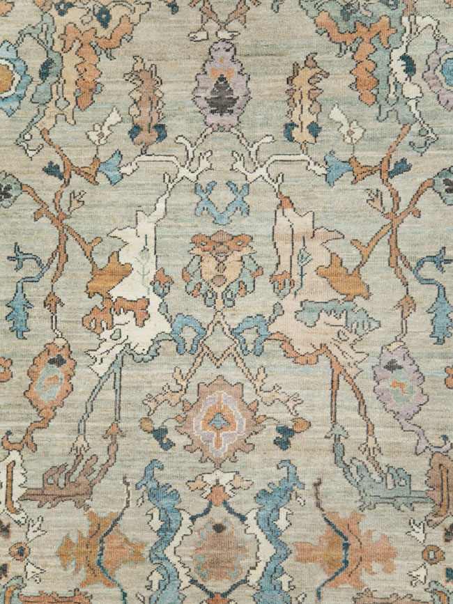 Modern Persian Sultanabad Carpet, No.28327 - Galerie Shabab