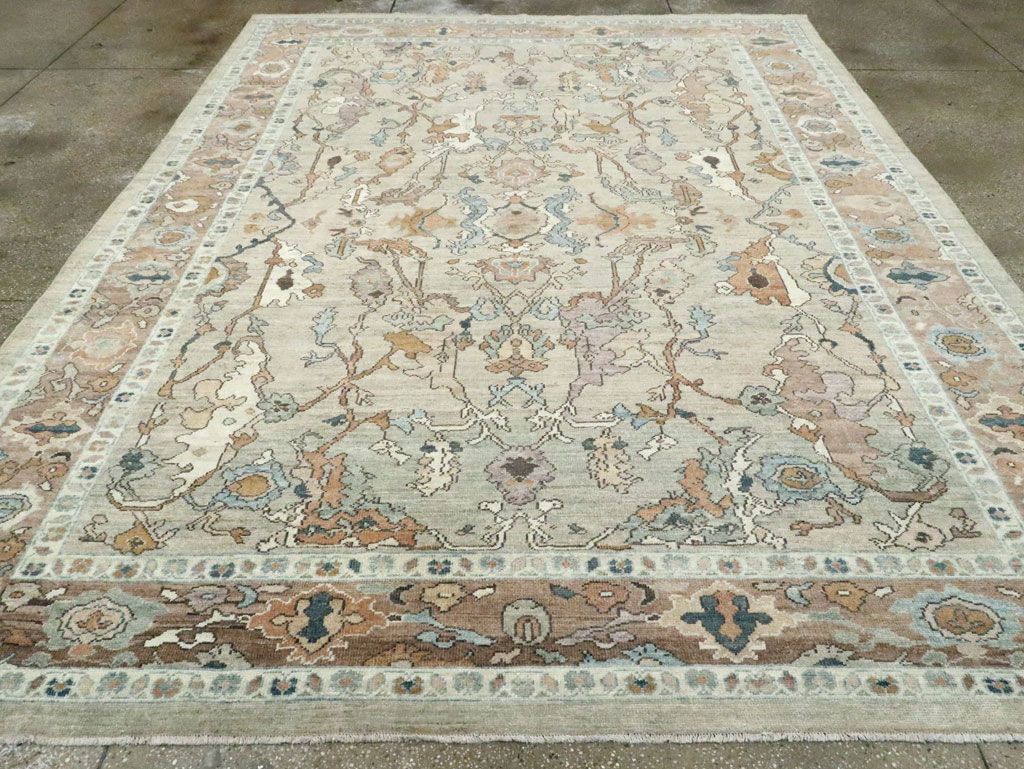 Modern Persian Sultanabad Carpet, No.28327 - Galerie Shabab