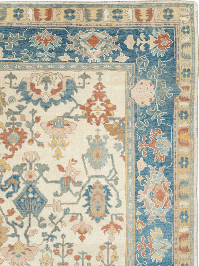 Modern Turkish Oushak Carpet, No.28329 - Galerie Shabab