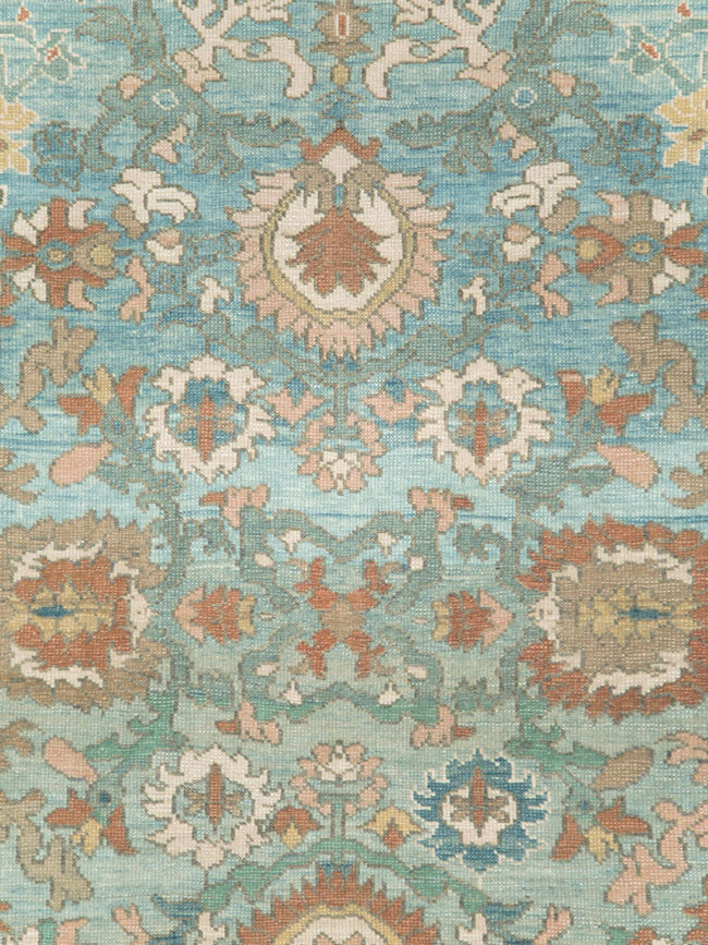 Modern Turkish Oushak Small Room Size Carpet, No.28331 - Galerie Shabab