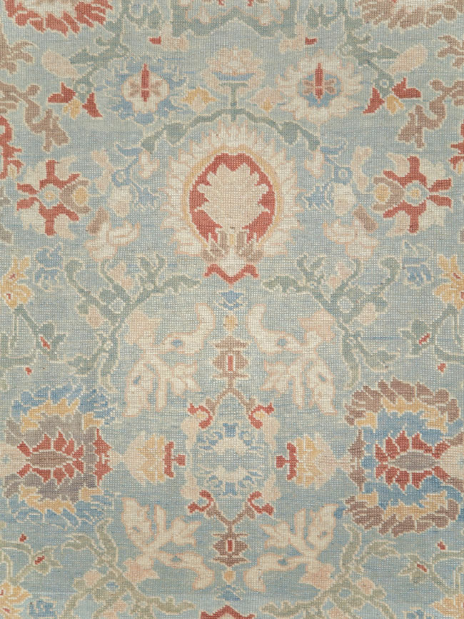 Modern Turkish Oushak Carpet, No.28332 - Galerie Shabab