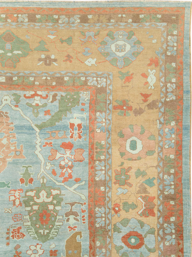 Modern Turkish Oushak Carpet, No.28333 - Galerie Shabab