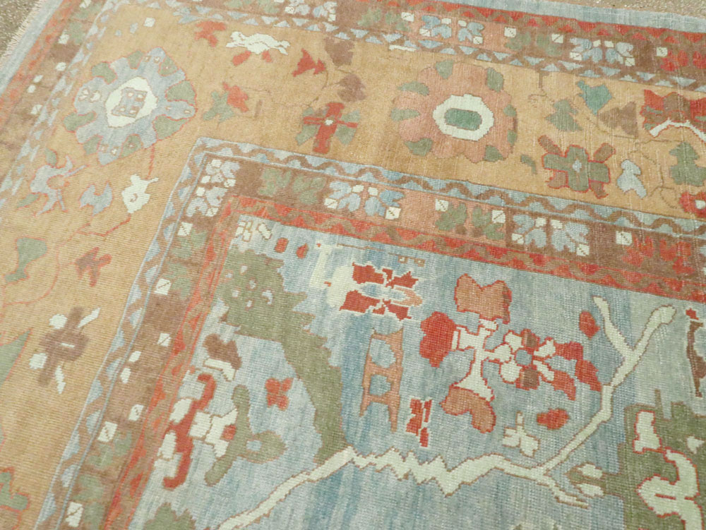 Modern Turkish Oushak Carpet, No.28333 - Galerie Shabab