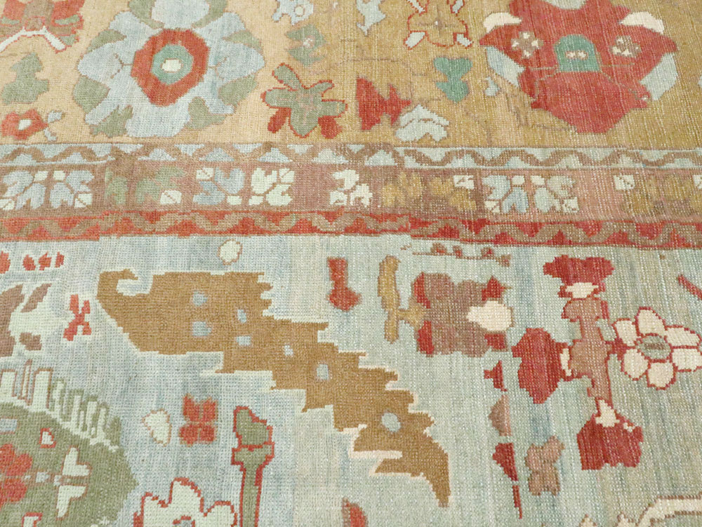 Modern Turkish Oushak Carpet, No.28333 - Galerie Shabab
