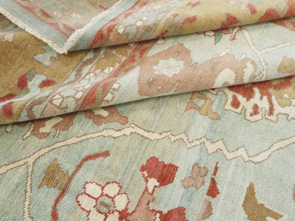 Modern Turkish Oushak Carpet, No.28333 - Galerie Shabab