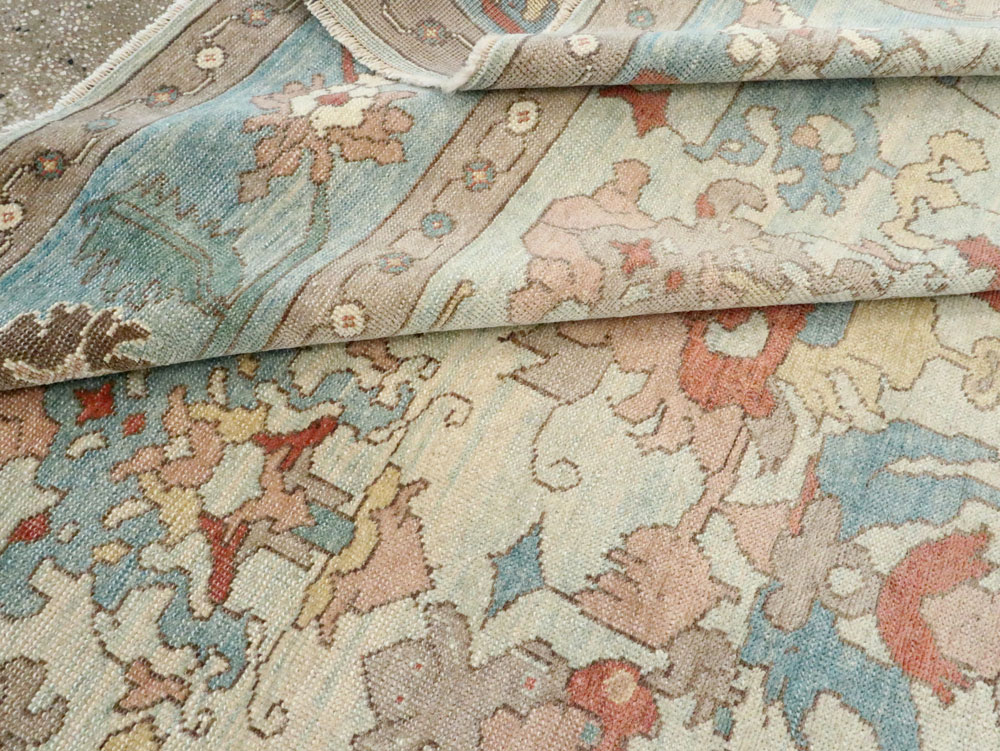 Modern Oushak Carpet, No.28335 - Galerie Shabab