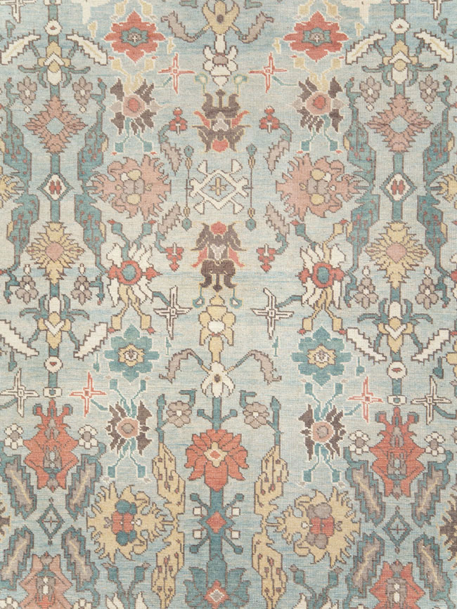 Contemporary Turkish Oushak Room Size Carpet, No.28337 - Galerie Shabab