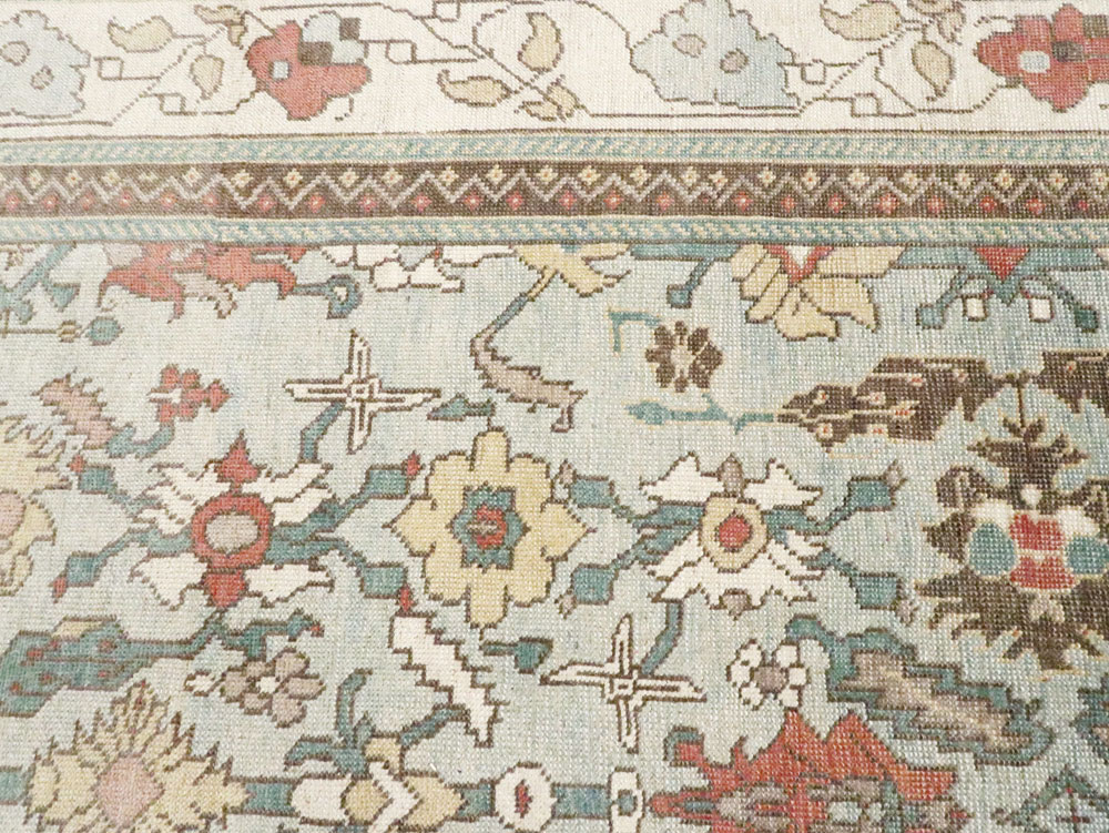 Contemporary Turkish Oushak Room Size Carpet, No.28337 - Galerie Shabab