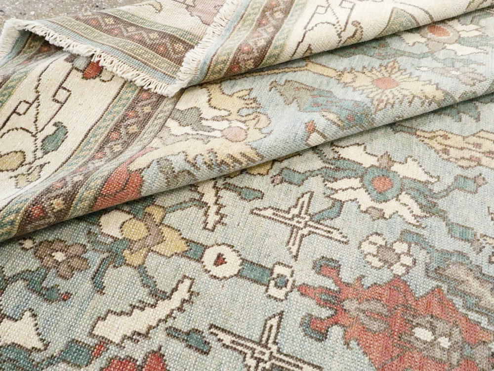 Contemporary Turkish Oushak Room Size Carpet, No.28337 - Galerie Shabab