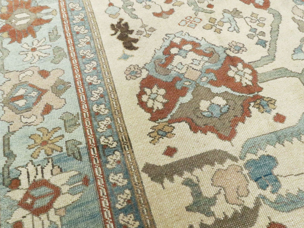 Modern Turkish Oushak Carpet, No.28338 - Galerie Shabab