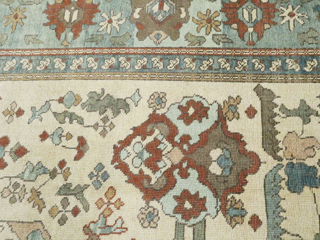 Modern Turkish Oushak Carpet, No.28338 - Galerie Shabab