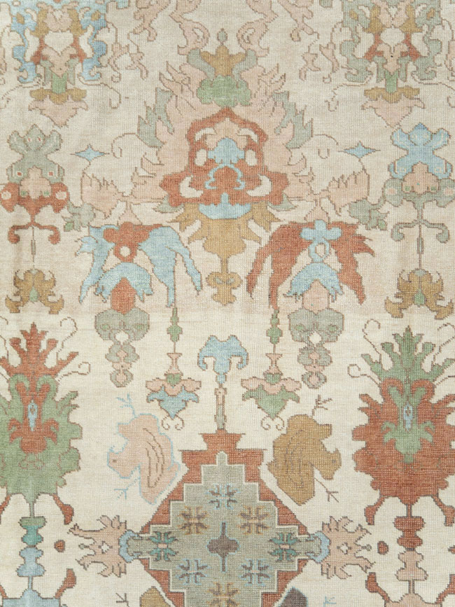 Contemporary Turkish Oushak Room Size Carpet, No.28339 - Galerie Shabab