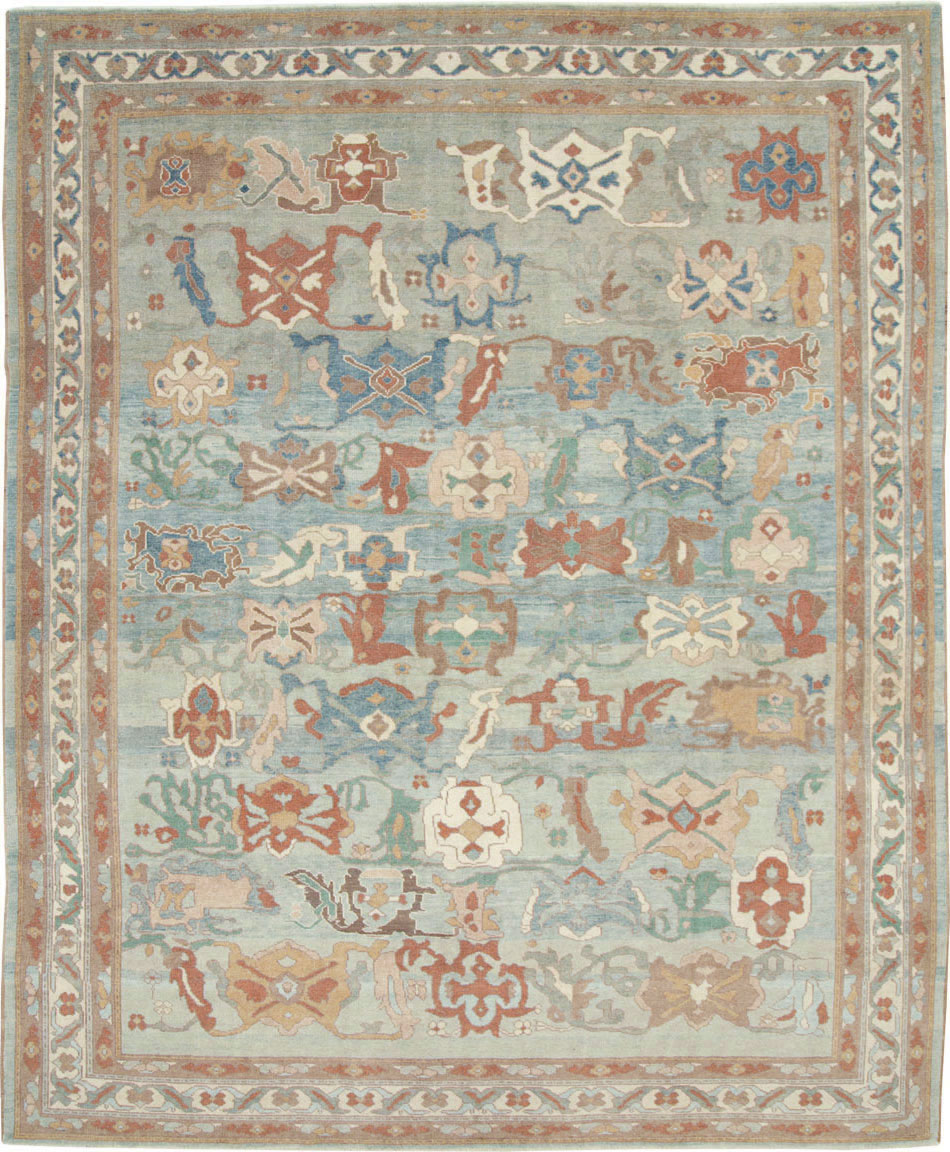 Modern Turkish Oushak Carpet, No.28340 - Galerie Shabab