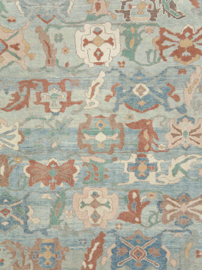 Modern Turkish Oushak Carpet, No.28340 - Galerie Shabab