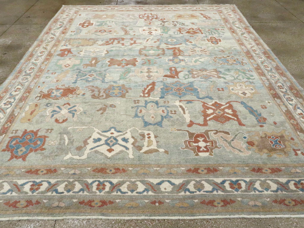 Modern Turkish Oushak Carpet, No.28340 - Galerie Shabab