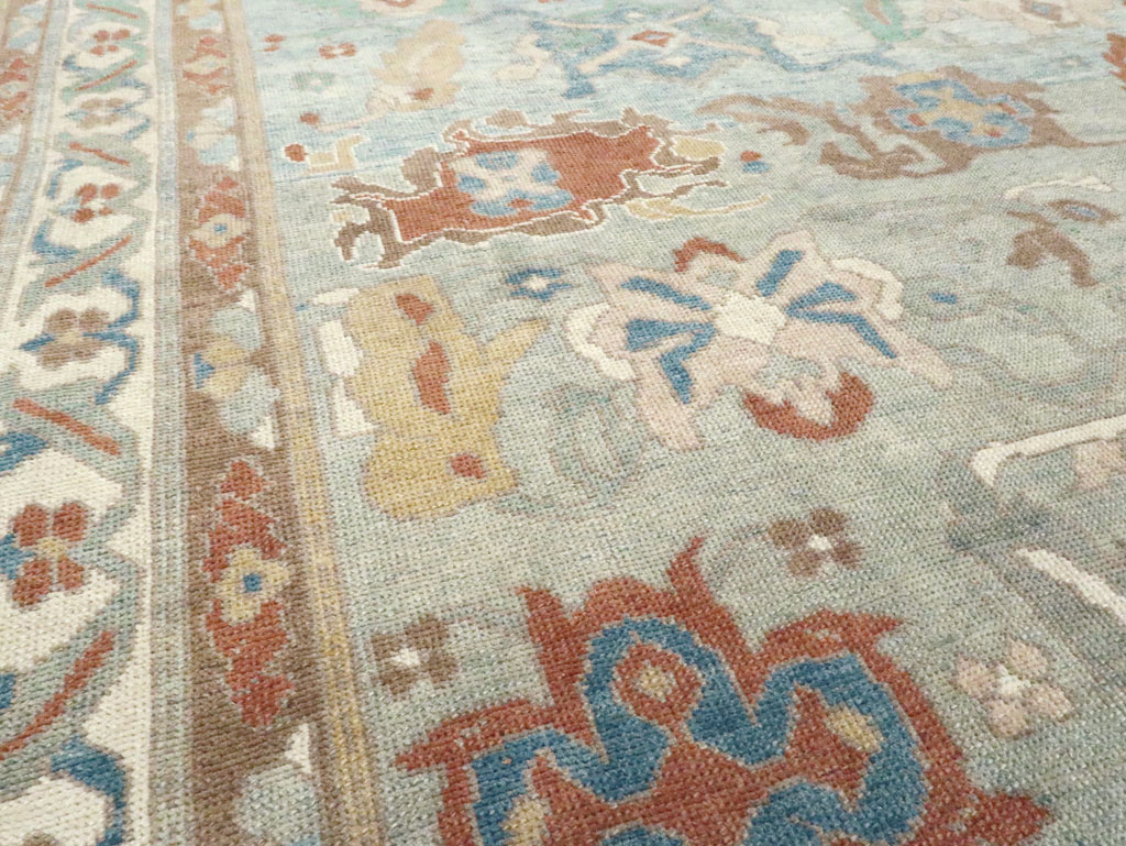 Modern Turkish Oushak Carpet, No.28340 - Galerie Shabab