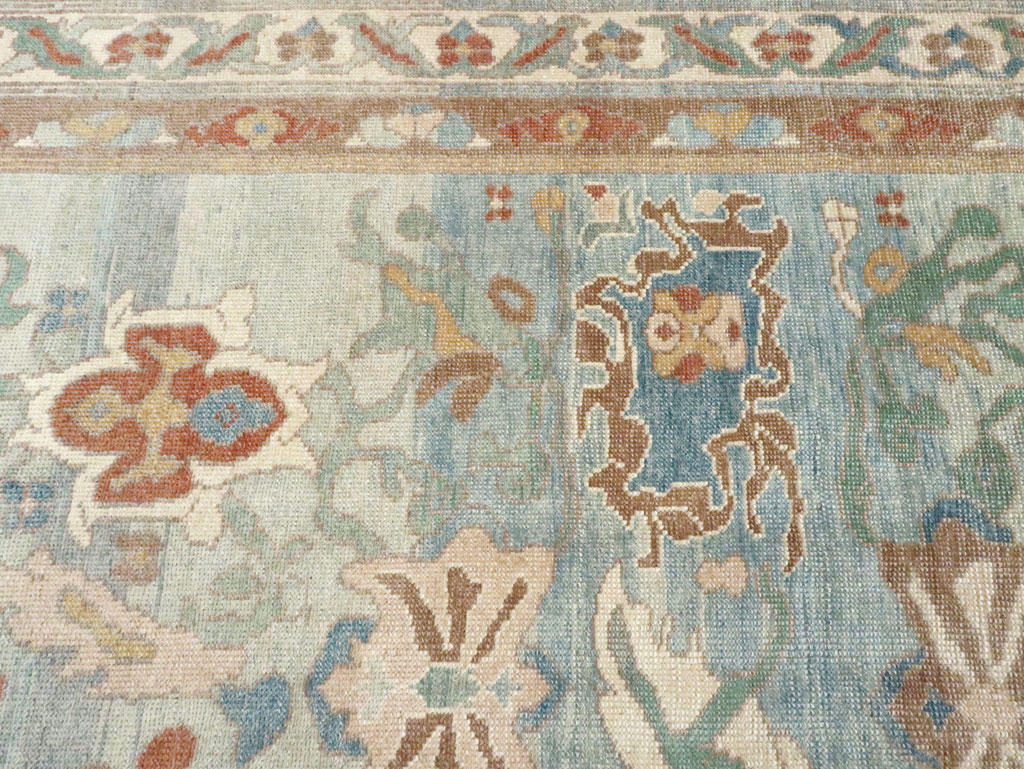 Modern Turkish Oushak Carpet, No.28340 - Galerie Shabab