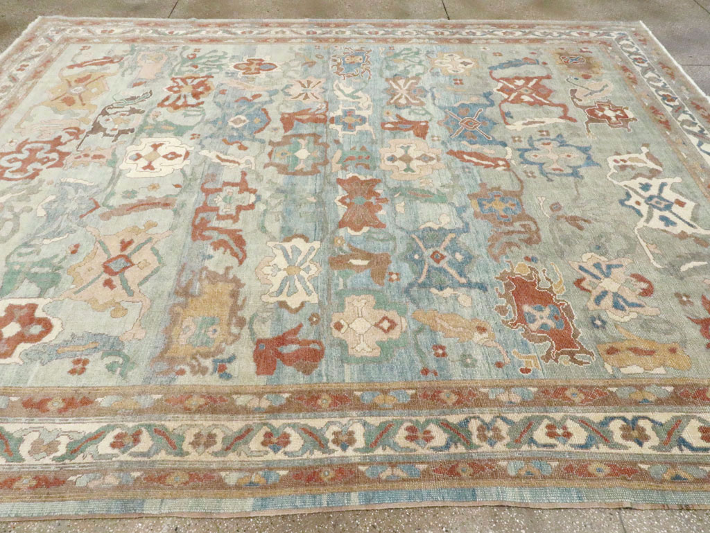 Modern Turkish Oushak Carpet, No.28340 - Galerie Shabab