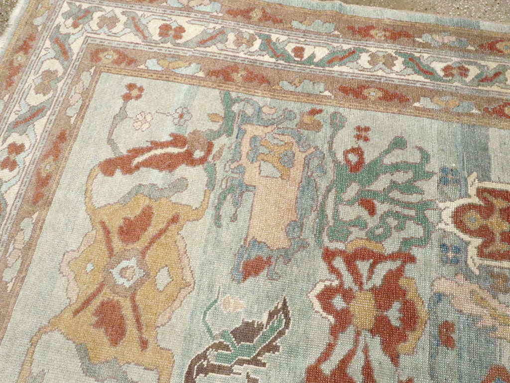 Modern Turkish Oushak Carpet, No.28340 - Galerie Shabab