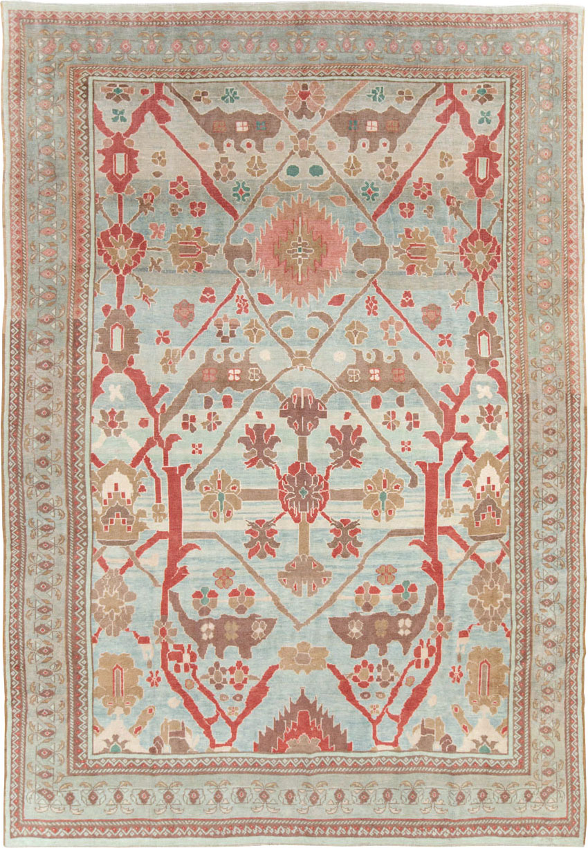 Modern Turkish Oushak Style Carpet, No.28341 - Galerie Shabab