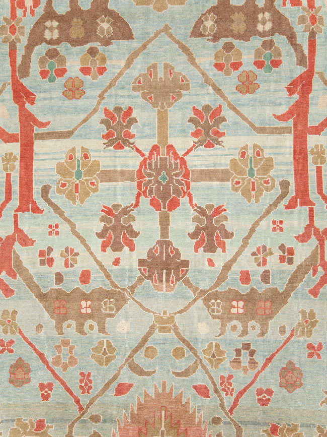 Modern Turkish Oushak Style Carpet, No.28341 - Galerie Shabab